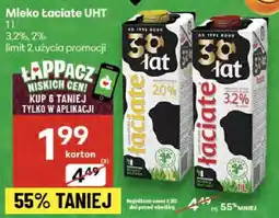 Delikatesy Centrum Mleko Łaciate UHT 2% 3,2% oferta