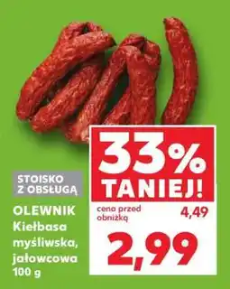 Kaufland OLEWNIK Kiełbasa myśliwska, jałowcowa 100 g oferta