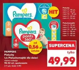 Kaufland PAMPERS Pieluchy lub Pieluchomajtki dla dzieci oferta