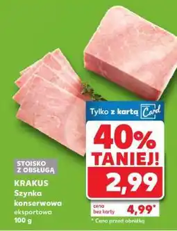 Kaufland KRAKUS Szynka konserwowa eksportowa 100 g oferta