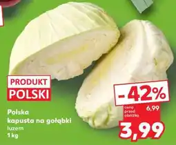 Kaufland Polska kapusta na gołąbki luzem 1 kg oferta