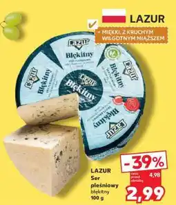 Kaufland LAZUR Ser pleśniowy błękitny 100 g oferta