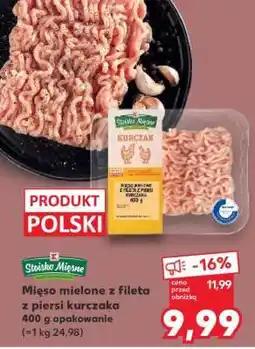 Kaufland Mięso mielone z fileta z piersi kurczaka 400 g opakowanie oferta