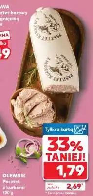 Kaufland OLEWNIK Pasztet z kurkami oferta