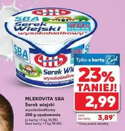Kaufland MLEKOVITA SBA Serek wiejski wysokobiałkowy oferta