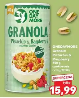 Kaufland ONEDAYMORE Granola Pistachio & Raspberry 400 g opakowanie oferta