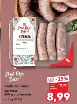 Kaufland Kiełbasa biała surowa oferta