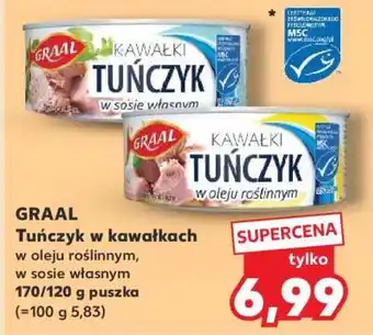 Kaufland GRAAL Tuńczyk w kawałkach oferta