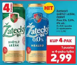 Kaufland ŽATECKÝ SVĚTLÝ LEŽÁK, ČERNÝ oferta