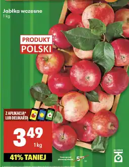 Delikatesy Centrum Jabłka wczesne Produkt Polski oferta