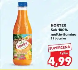 Kaufland HORTEX Sok 100% multiwitamina 1 l butelka oferta