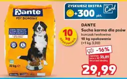 Kaufland DANTE Sucha karma dla psów kurczak/wołowina 10 kg opakowanie oferta