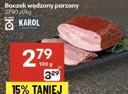 Delikatesy Centrum Boczek wędzony parzony KAROL oferta