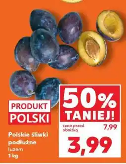 Kaufland Polskie śliwki podłużne luzem 1 kg oferta
