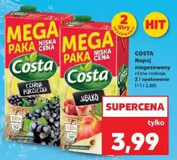 Kaufland COSTA Napój niegazowany różne rodzaje 2 l opakowanie oferta