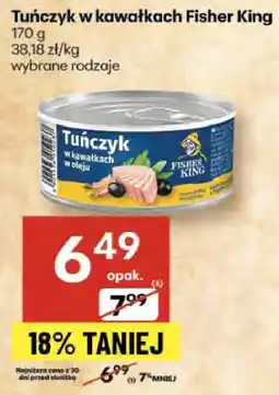 Delikatesy Centrum Tuńczyk w kawałkach Fisher King oferta