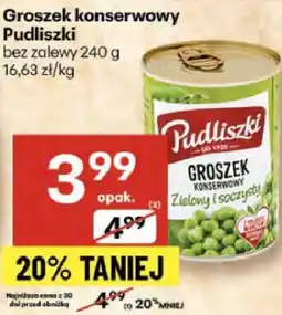 Delikatesy Centrum Groszek konserwowy Pudliszki oferta