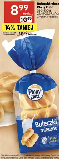 Delikatesy Centrum Bułeczki mleczne Płony Zbóż oferta