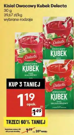 Delikatesy Centrum Kisiel owocowy Kubek Delecta oferta