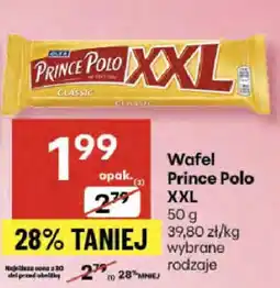 Delikatesy Centrum Wafel Prince Polo XXL oferta