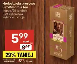 Delikatesy Centrum Herbata ekspresowa Sir William's Tea oferta