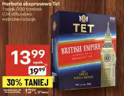 Delikatesy Centrum Herbata ekspresowa Tet British Empire oferta