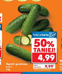 Kaufland Ogórki gruntowe oferta