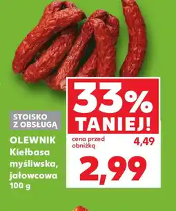 Kaufland Olewnik Kiełbasa myśliwska, jałowcowa oferta