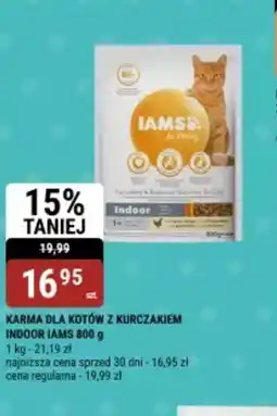 bi1 Karma dla kotów z kurczakiem Indoor Iams oferta