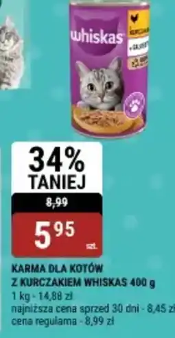 bi1 Karma dla kotów z kurczakiem Whiskas oferta