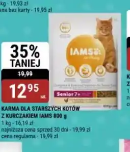 bi1 Karma dla starszych kotów z kurczakiem Iams oferta