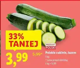 Lidl Cukinia zielona oferta