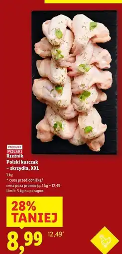 Lidl Skrzydła z kurczaka Rzeźnik Codzienna Dostawa oferta