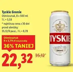 Lidl Piwo Tyskie Gronie oferta