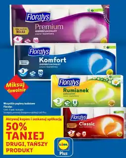 Lidl Papier toaletowy classic Floralys oferta