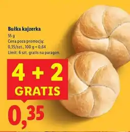 Lidl Bułka kajzerka oferta