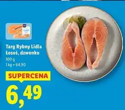 Lidl Łosoś atlantycki dzwonko Targ Rybny Lidla oferta