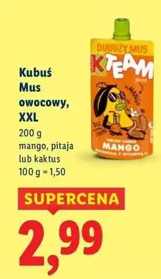 Lidl Mus kaktus Kubuś Team oferta