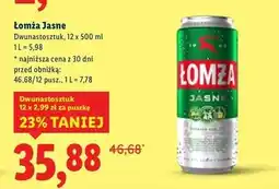 Lidl Piwo Łomża Jasne (Dawniej Export) oferta