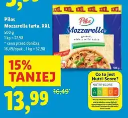 Lidl Ser mozzarella tarty Pilos oferta