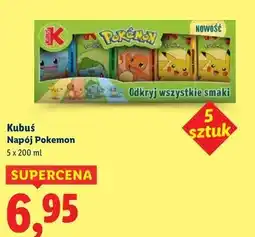 Lidl Napój pokemon Kubuś oferta