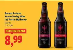 Lidl Piwo Komes Porter Malinowy oferta