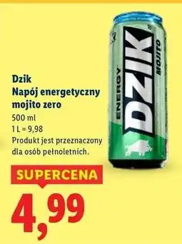 Lidl Napój energetyczny mojito zero Wk Dzik oferta