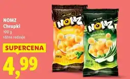 Lidl Chrupki serowe Nomz oferta