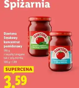 Lidl Koncentrat pomidorowy z solą morską Dawtona oferta