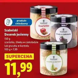Lidl Deser gruszka w karmelu Cukiernia Szabelski oferta