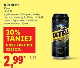 Lidl Piwo Tatra Mocne oferta