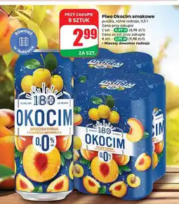Dino Piwo brzoskwinia z kwaśną mirabelką Okocim oferta