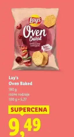Lidl Chipsy grillowane warzywa Lay's Oven Baked (Prosto Z Pieca) oferta