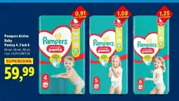 Lidl Pieluszki dla dzieci maxi plus Pampers Active Baby oferta